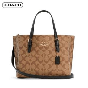 COACH Mollie Tote 25 手提單肩斜挎包 托特包 棕色老花