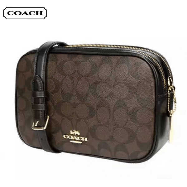 COACH 經典馬車LOGO PVC 雙層相機包
