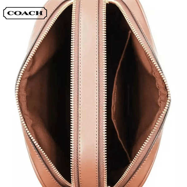 COACH 經典馬車LOGO PVC 雙層相機包