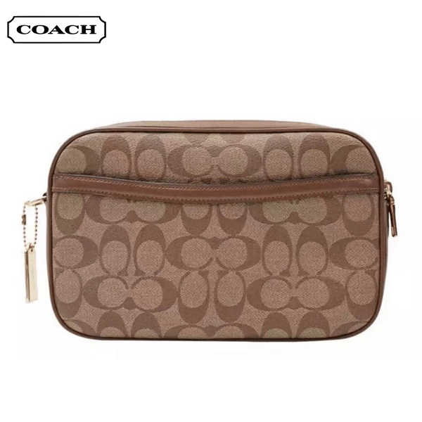 COACH 經典馬車LOGO PVC 雙層相機包