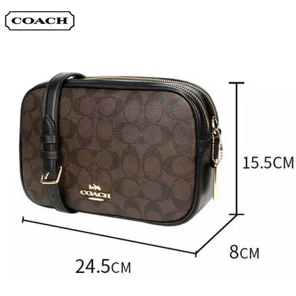 COACH 經典馬車LOGO PVC 雙層相機包
