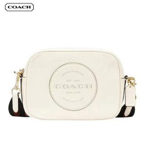 COACH 蔻馳 女士簡約時尚單肩斜挎相機包 白色