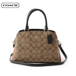 COACH Lillie Carryall 戴妃包 經典老花手提斜背兩用包