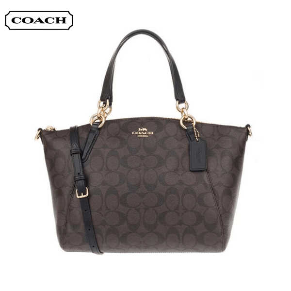 COACH 經典雙C紋印花單肩包