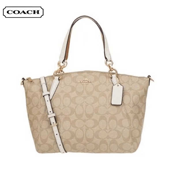 COACH 經典C紋印花單肩斜挎包