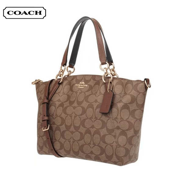 COACH 經典C紋印花單肩斜挎包