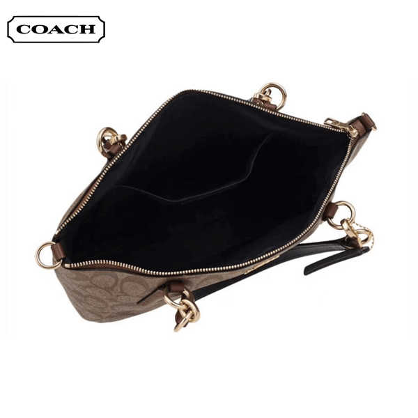 COACH 經典C紋印花單肩斜挎包