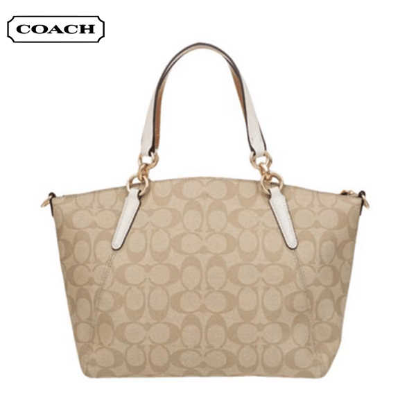 COACH 經典C紋印花單肩斜挎包