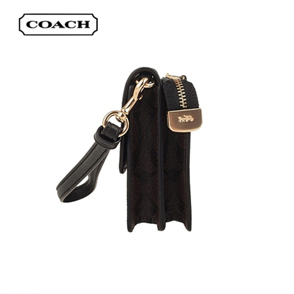 COACH Foldover 女士翻蓋式手拿風琴包
