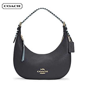 新款 COACH Bailey Hobo 腋下包 半月包 單肩包 星夜藍