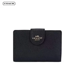 COACH 蔻馳 PVC 中長款手拿錢包 男士 黑色 6390