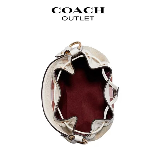 COACH Dempsey 抽繩水桶包