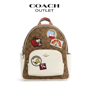 COACH PEANUTS COURT SNOOPY 史努比聯名款後背包