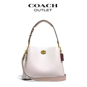 COACH WILLOW 大號水桶包 白色