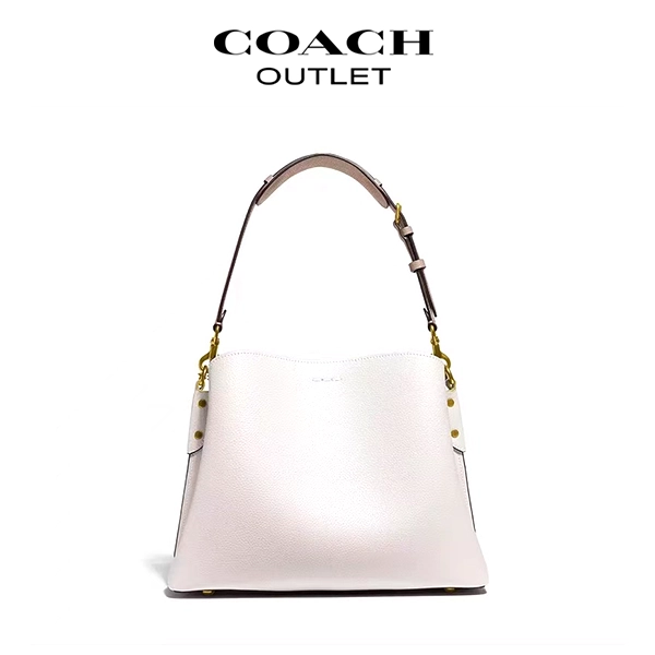 COACH WILLOW 大號水桶包 白色