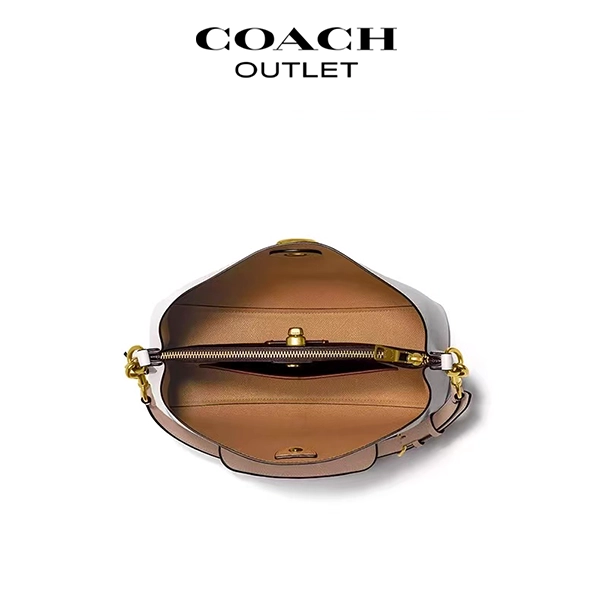 COACH WILLOW 大號水桶包 白色