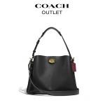 COACH WILLOW 大號水桶包 黑色