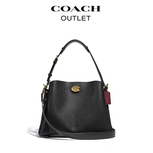 COACH WILLOW 大號水桶包 黑色