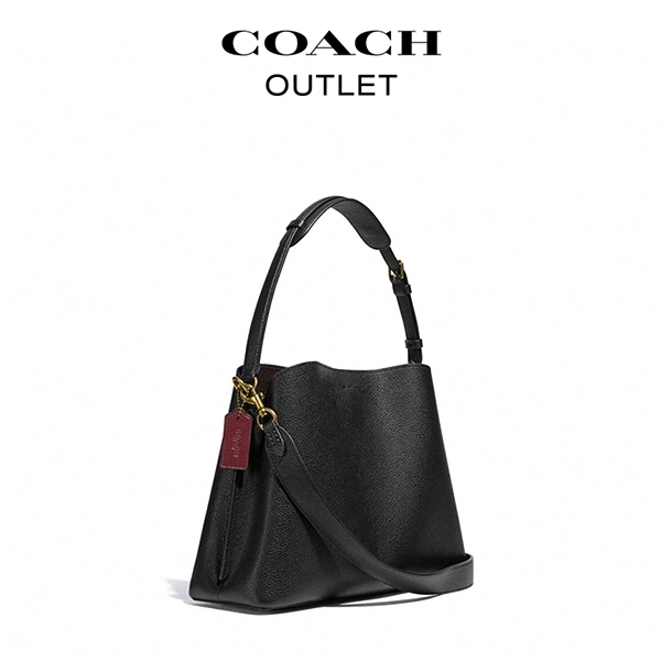 COACH WILLOW 大號水桶包 黑色