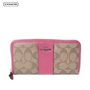 COACH 蔻馳 經典馬車Logo 拉鍊長夾 手拿包 54630 女款