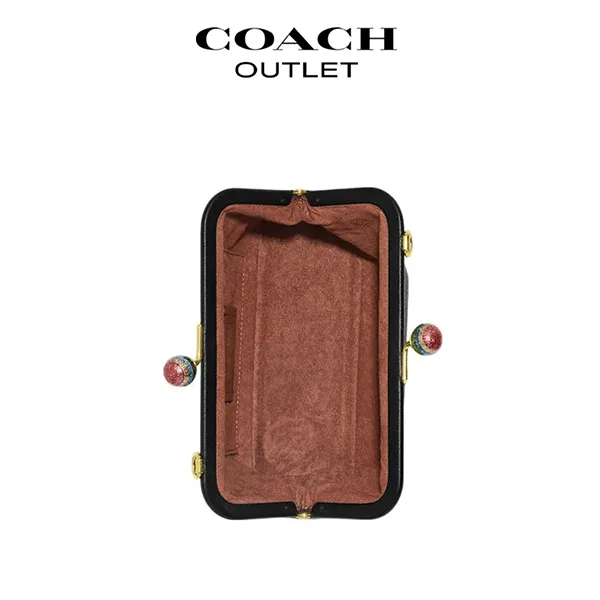 Coach Kisslock 吻鎖扣單肩斜挎包