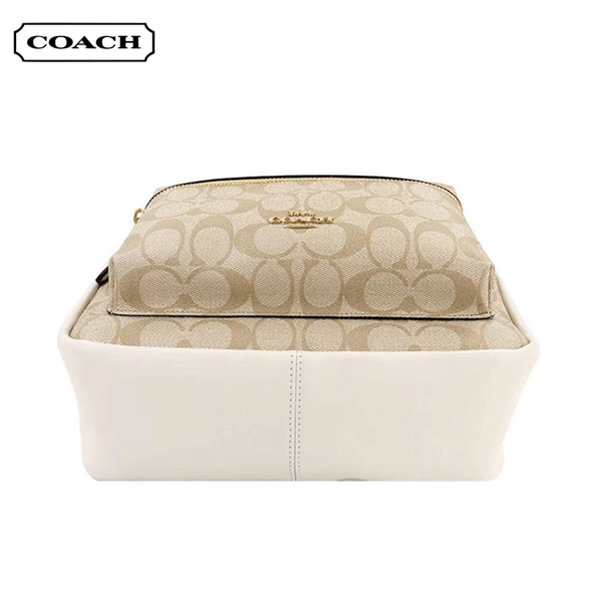 COACH 蔻馳 Charlie 27 經典老花雙肩包 中號