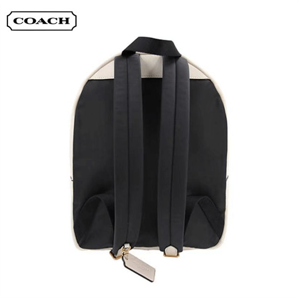 COACH 蔻馳 Charlie 27 經典老花雙肩包 中號