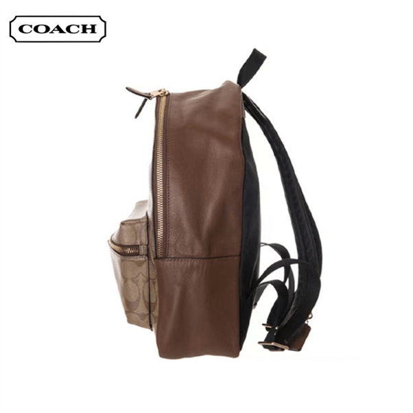 COACH 蔻馳 Charlie 27 經典老花雙肩包 中號