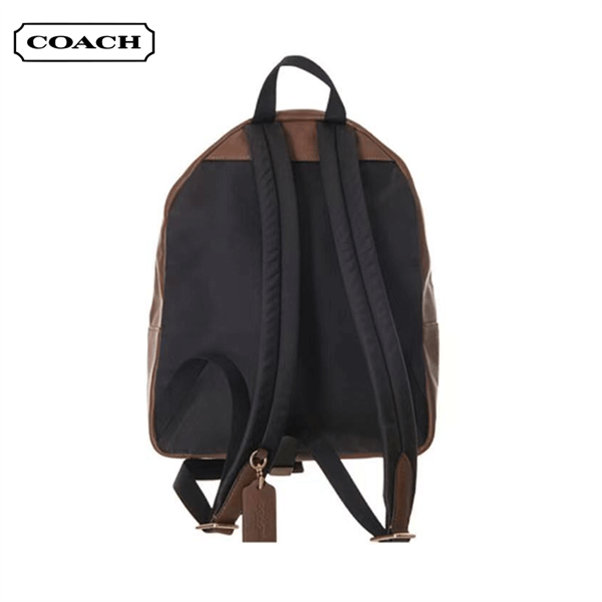 COACH 蔻馳 Charlie 27 經典老花雙肩包 中號
