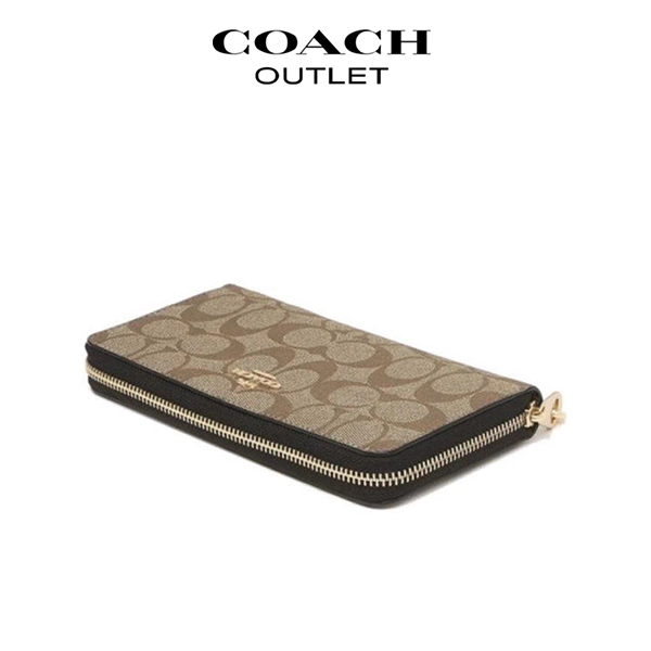 coach拉鍊長夾