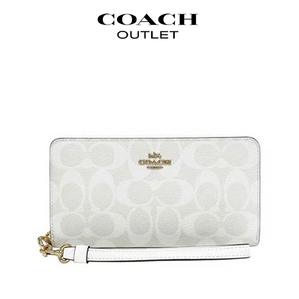coach拉鍊長夾