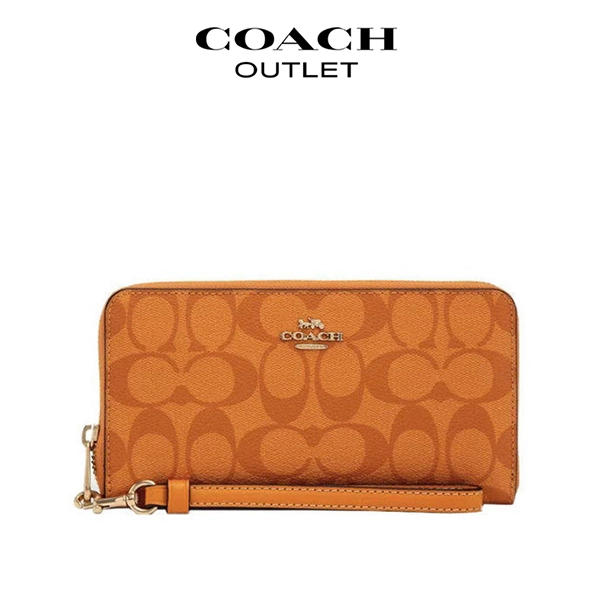 coach拉鍊長夾