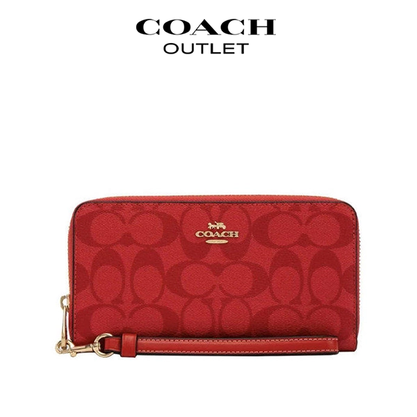 coach拉鍊長夾