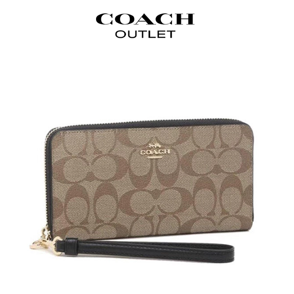 coach拉鍊長夾