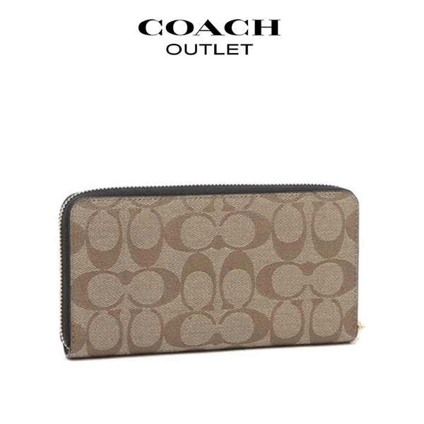 coach拉鍊長夾