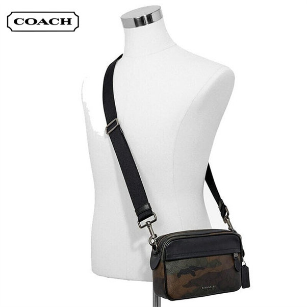 COACH 蔻馳 新款男士單肩斜挎包