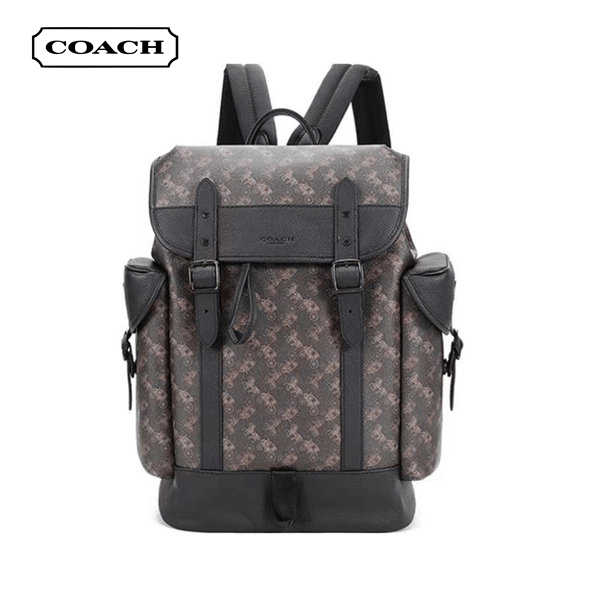 COACH 馬車圖案印花HITCH 男士雙肩包