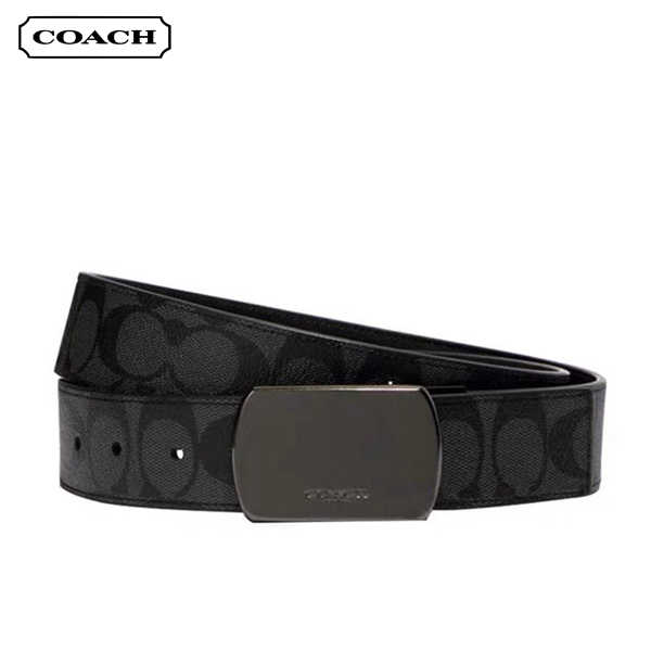 COACH 經典C LOGO 雙面兩用腰帶