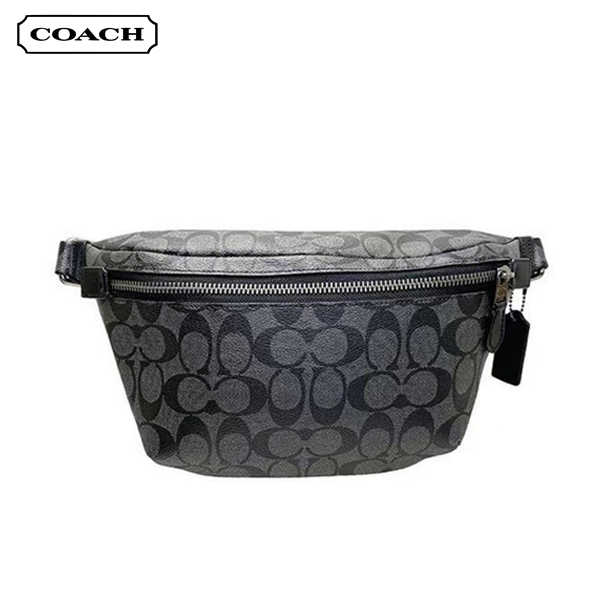 COACH 經典老花PVC皮革大容量腰包
