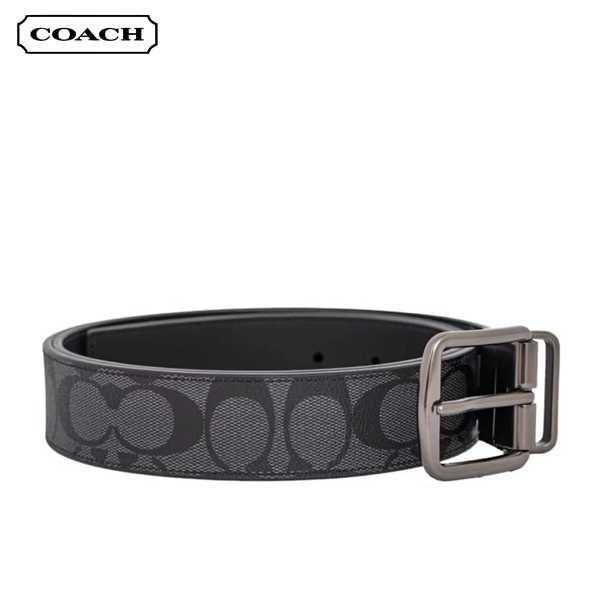 COACH 經典PVC皮革男士腰帶