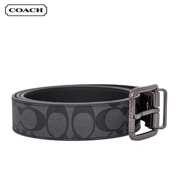 COACH 經典PVC皮革男士腰帶