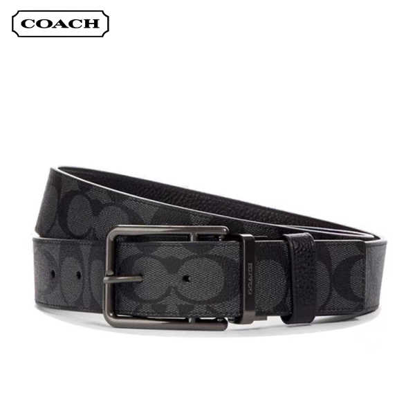 COACH 經典C Logo 雙面兩用皮帶