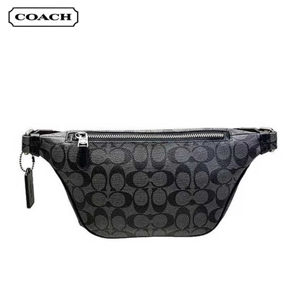 COACH 經典老花PVC皮革大容量腰包
