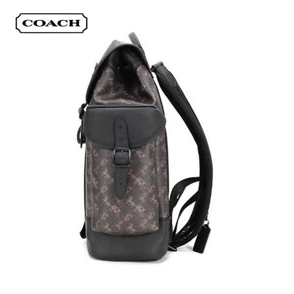 COACH 馬車圖案印花HITCH 男士雙肩包