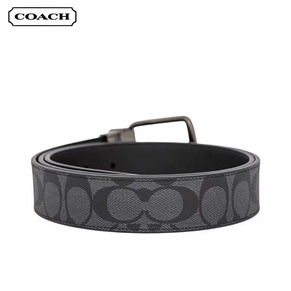 COACH 經典PVC皮革男士腰帶