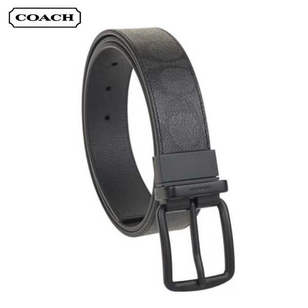 COACH 經典PVC印花雙面腰帶