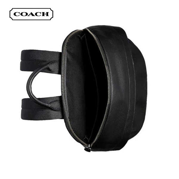 COACH 蔻馳 West 皮質拉鏈雙肩包