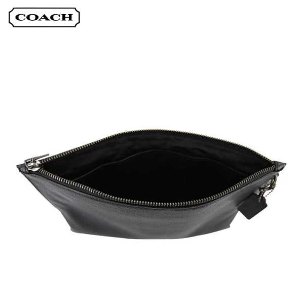 COACH 男士經典皮革手拿包