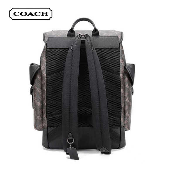 COACH 馬車圖案印花HITCH 男士雙肩包