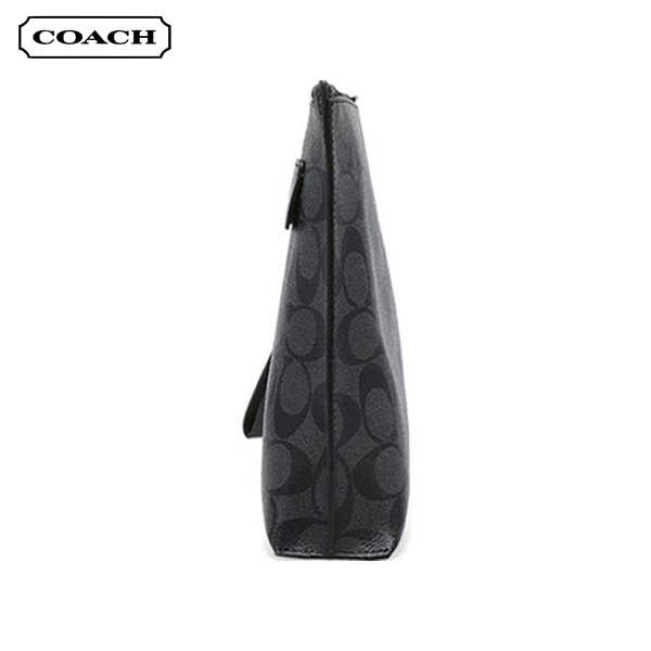 COACH 男士經典PVC皮革手拿包